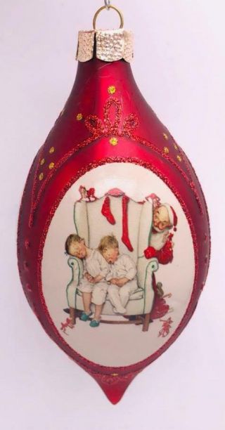 2008 Waiting For Santa Special Edition Hallmark Ornament Norman Rockwell Limited