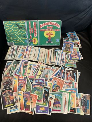 Garbage Pail Kids Bundle 160,  Cards With Collectors Case 1986 - 1987 & Mixed Years