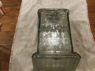 Vintage Glass Mailbox - Visible Brand - With Both Lids - Patent Applied For