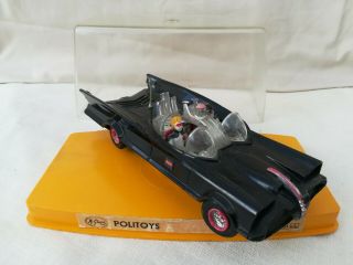 Vintage Politoys Polistil Batmobile Batman 1/32 Mc Gregor Mexico Rare