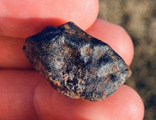 Unclassified Nwa Meteorite 8.  8g.  Remnant Crust & Regmaglypts
