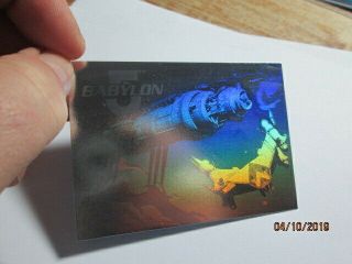 1995 Ultra Babylon 5 - Hologram Card - (2 Of 8)