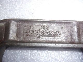 Vintage Jorgensen C Clamps,  3 " Usa Steel Model 103