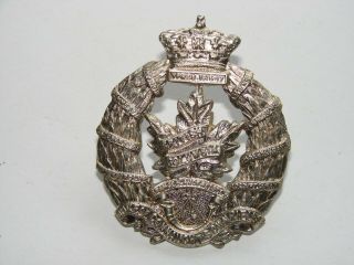 Canada Pre WW2 Cap Badge The British Columbia Regiment Single Battle Honour 3