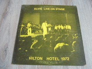 Elvis Presley - Live On Stage,  Hilton Hotel 1972 Usa Lp Not Tmoq