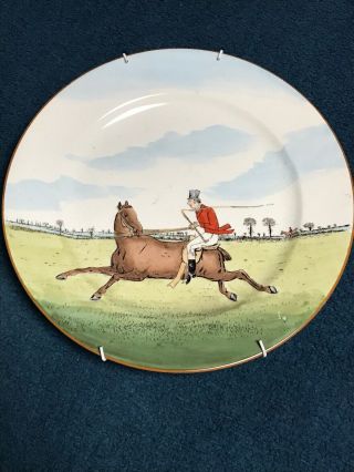Vintage Fox Hunting Scene Plate Cauldon England
