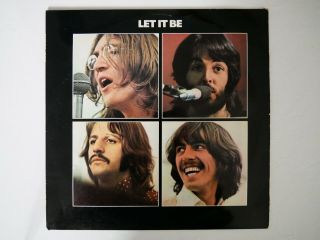 The Beatles Let It Be 1970 Uk Vinyl Lp 1st Pressing Box Set - Vinyl Only