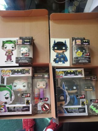 Funko Pop Dc Gamer Mystery Box Batman And Joker.
