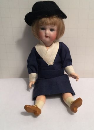 Simon Halbig Antique German Bisque Head Doll 6 1/2 In.