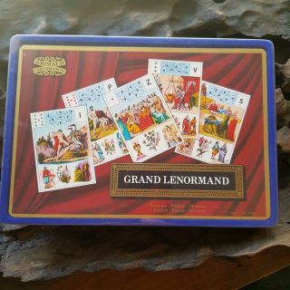 Grand Lenormand Grimaud Vintage 1977 Oop Tarot