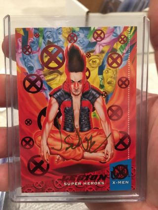2018 Fleer Ultra X - Men Legion Red Auto Autograph Jason Juta /50