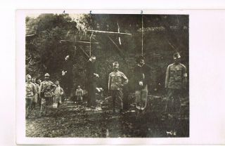 Photo No.  222 Austrian Soldiers Dead Hang On