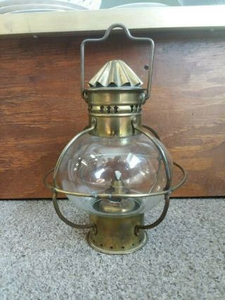 Vintage Wedge Onion - Shaped Maritime Nautical Lantern
