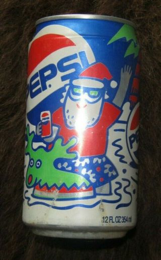 Vintage Pepsi Contrialversal Can - Never Opened; Soda Evaporated/leaked