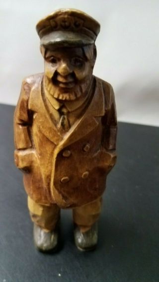Old Man Of The Sea Fisherman Figurine Nautical Decor Very Good Pre Owned