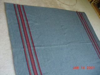 Vintage Wool Striped Indian Trade Yakima Camp Blanket Blanket