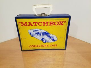 Vintage Matchbox Cars And Case Lesney England 1960s 39 Vehicles Cond