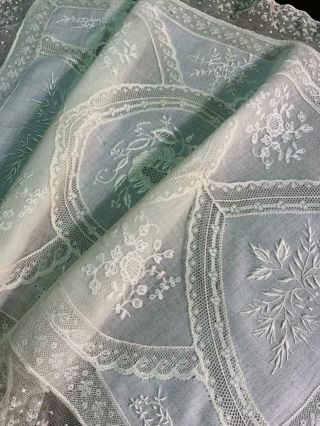 Antique Normandy Lace Boudoir Pillow Cover - Charming