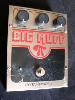 Electro - Harmonix Big Muff Pi 1977 Vintage V3 Tone Bypass Guitar Fuzz Pedal