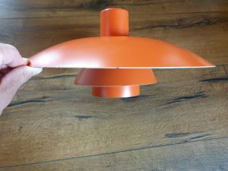 Louis Poulsen Ph 4/3 Pendant Lamp Orange Danish Design