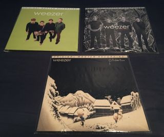 Weezer Lps - Pinkerton,  Green Album,  Make Believe Mfsl