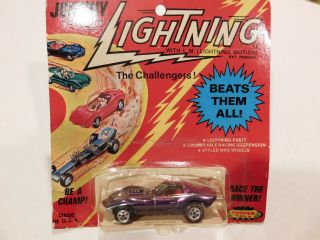 Johnny Lightning Mako Shark.  Topper.  Hot Wheels Redline Corvette.  1969.  Purple.