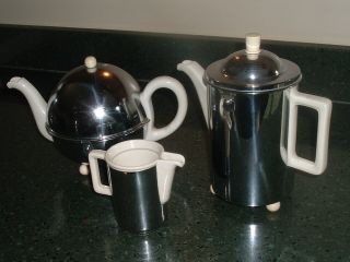 Bauscher Weiden Art Deco Bauhaus Style Insulated Coffee & Tea Pot Cream Germany