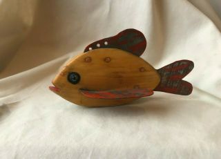 Steve Jarnot Minnesota Folk Art Fish Decoy Spears