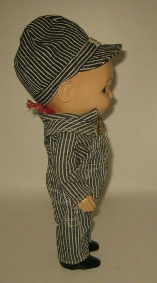 1950 ' s Buddy Lee Advertising Doll in Railroad Outfit Hard Plastic BA28 3