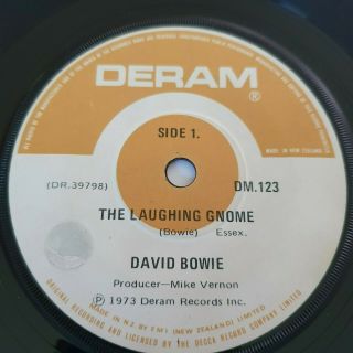 David Bowie The Laughing Gnome Rare Zealand 7 " Single Deram Dm.  123