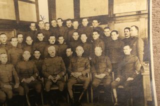 WW1 U.  S.  Army Officers Group Photograph,  Large Size 3