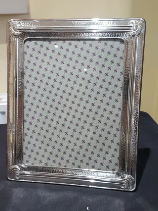 Stylish Vintage Sterling Silver 925 Large Photo Picture Frame