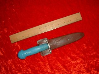Vintage Us Divers Aqua Lung 1959 Dagger Dive Knife W Sheath Bbb