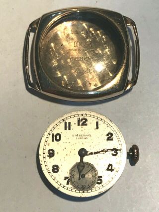 Vintage 9ct Gold J W Benson Watch - Gold Weight 6.  6g
