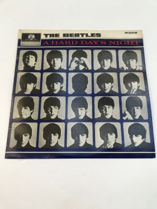 The Beatles - Hard Days Night Uk Vinyl Lp 1st Press Mono Pmc 1230 Ex,