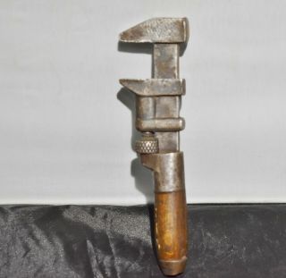 Vintage Lamson Sessions Co.  L&s Cleveland Adjustable Monkey Wrench 6 - 3/4 "