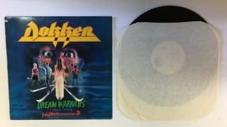 1987 Dokken Dream Warriors A Nightmare On Elm St.  3 Vinyl Album Elektra 0 - 6681