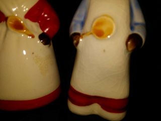 VTG RELCO BLACK AMERICANA CHEF PAPPY AND MAMMY SALT & PEPPER SHAKERS 5 