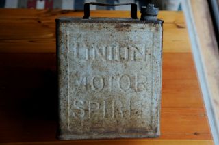 Union Motor Spirit 2 Gallon Petrol Can And Brass Cap