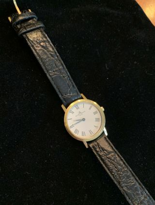 Vintage Ladies Baume & Mercier 18k Yellow Gold Watch