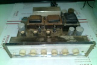 Vintage Sherwood Model S - 5500 Iii 80watt Stereo Tube Amp Amplifier -