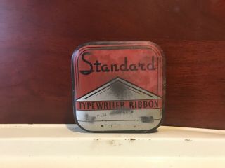 Vintage Standard Typewriter Ribbon Tin