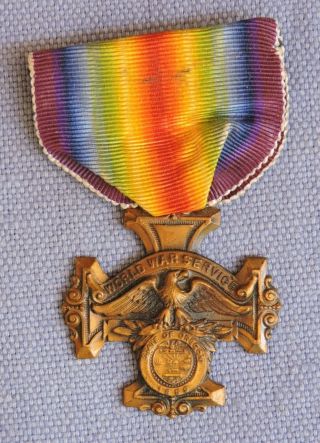 State Of Oregon Wwi Service Medal - W&h Co.  Maker