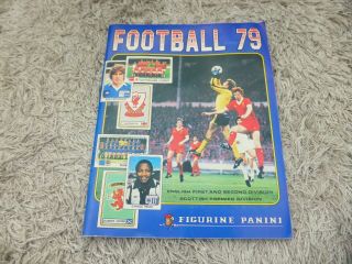 Vintage Panini : Football 79 Sticker Album : Complete.  Vgc.