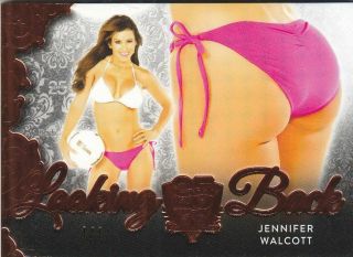2019 Benchwarmer 25 Years Jennifer Walcott Copper Foil Looking Back Butt Card /4
