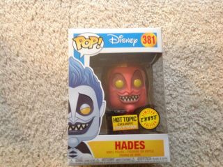 Funko Pop Disney Hercules Hades 381 Hot Topic Exclusive Chase With Protector