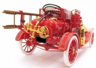 1910s Ford Fire Truck Vintage Antique A 1 T Metal Model 18 Engine 24 Pickup Car