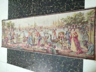 Antique 19c Aubusson French Tapestry Color real View 60 