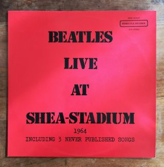 Rare The Beatles Live At Shea - Stadium 1964 Lp