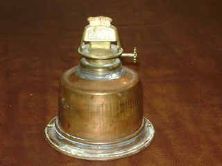 Wedge Antique Copper & Brass Oil Lamp Lantern Binnacle Maritime Nautical